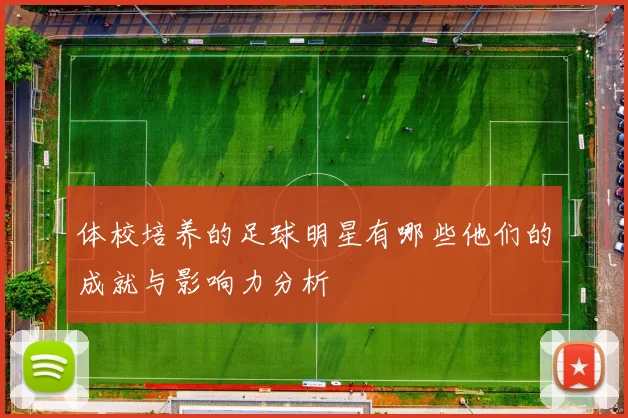 体校培养的足球明星有哪些他们的成就与影响力分析