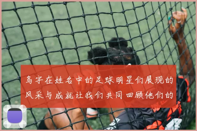 乌字在姓名中的足球明星们展现的风采与成就让我们共同回顾他们的辉煌历程与精彩瞬间